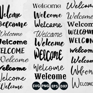 Welcome Svg, Welcome sign svg, Farmhouse welcome sign svg, welcome bundle svg
