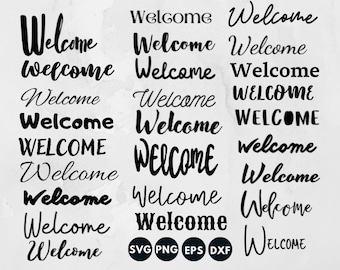 Welcome Svg, Welcome sign svg, Farmhouse welcome sign svg, welcome bundle svg