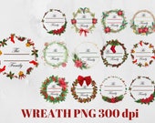 Family name monogram png, Split Family Monagram png, Christmas wreath png, Christmas Name Frame png, Ornament png, Split Monogram PNG,DXF