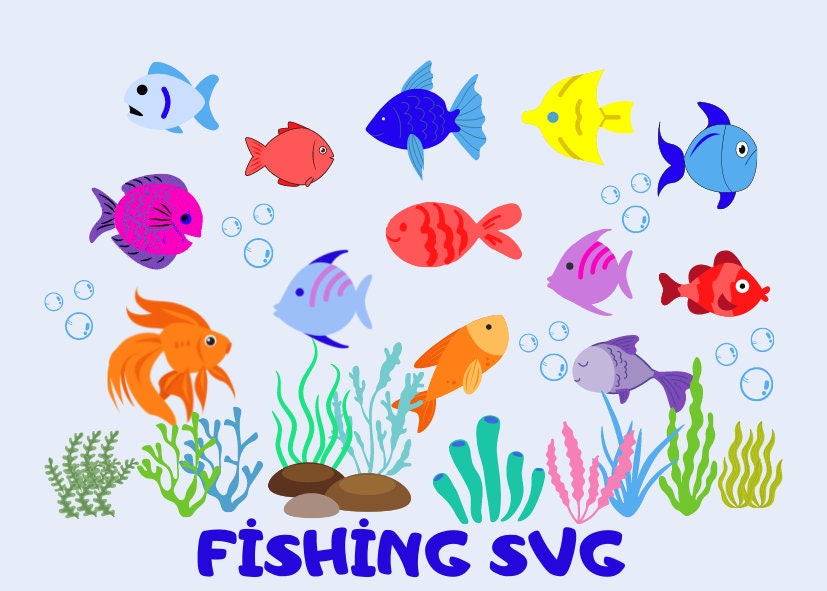 Fishing Svg Fish Bundle Svg Fishes Svg - Etsy Australia