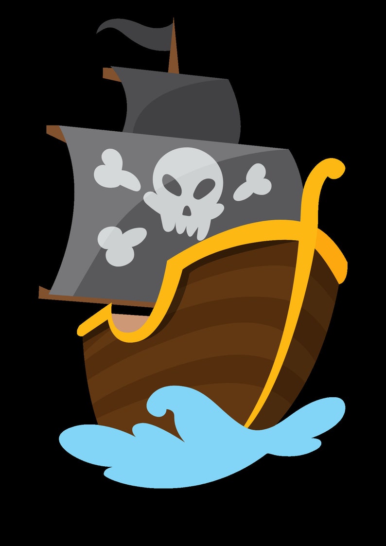 Pirate svg, Pirate Ship Bundle Svg, Pirate ship Svg, Pirate clipart image 3