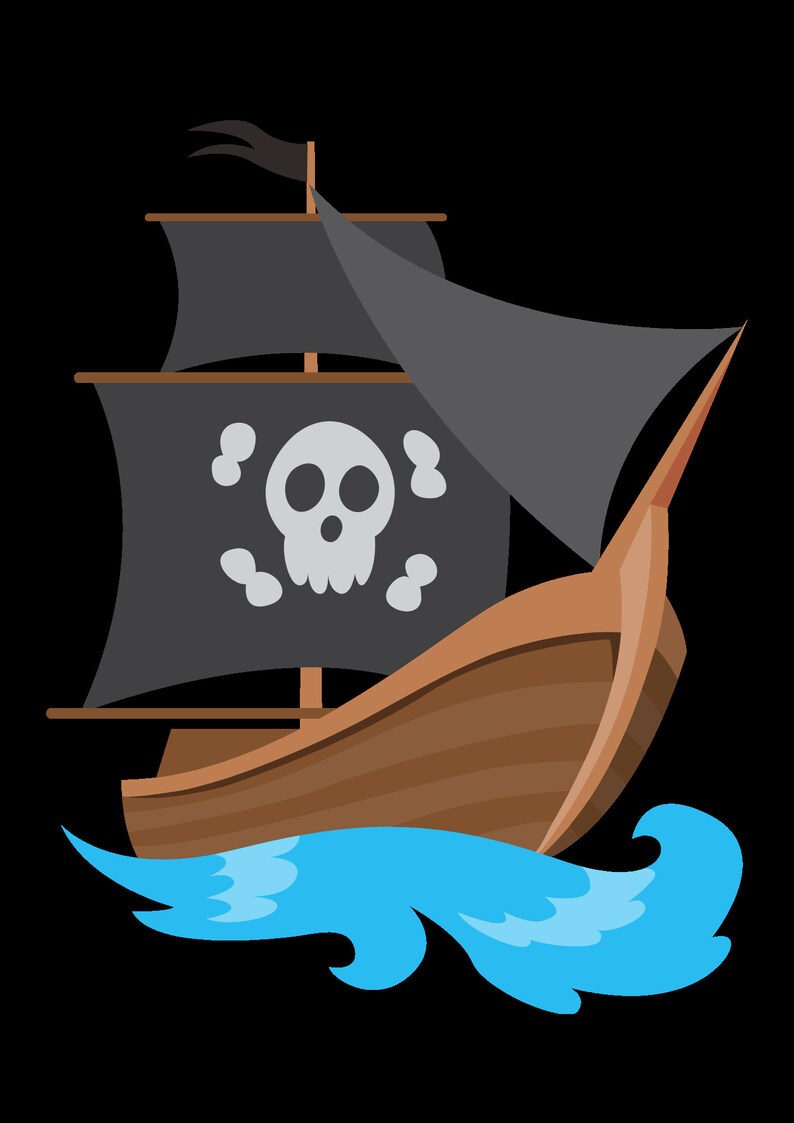 Pirate svg, Pirate Ship Bundle Svg, Pirate ship Svg, Pirate clipart image 4
