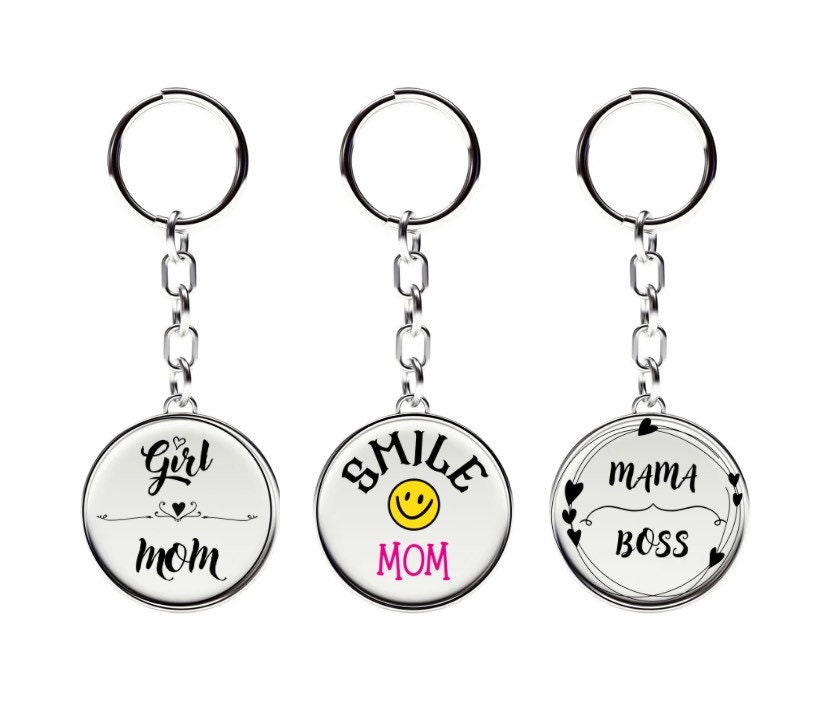 Mom Life Keychain Svg Mom Keychain Svg Round Keychain Svg Etsy Australia