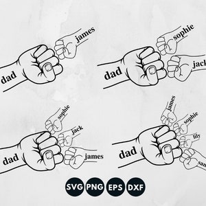 Vaderdag Eerste Bump Set, Vaderdag Ontwerp, Eerste Vaderdag Svg Cadeau voor Man Van Vrouw, Familie svg