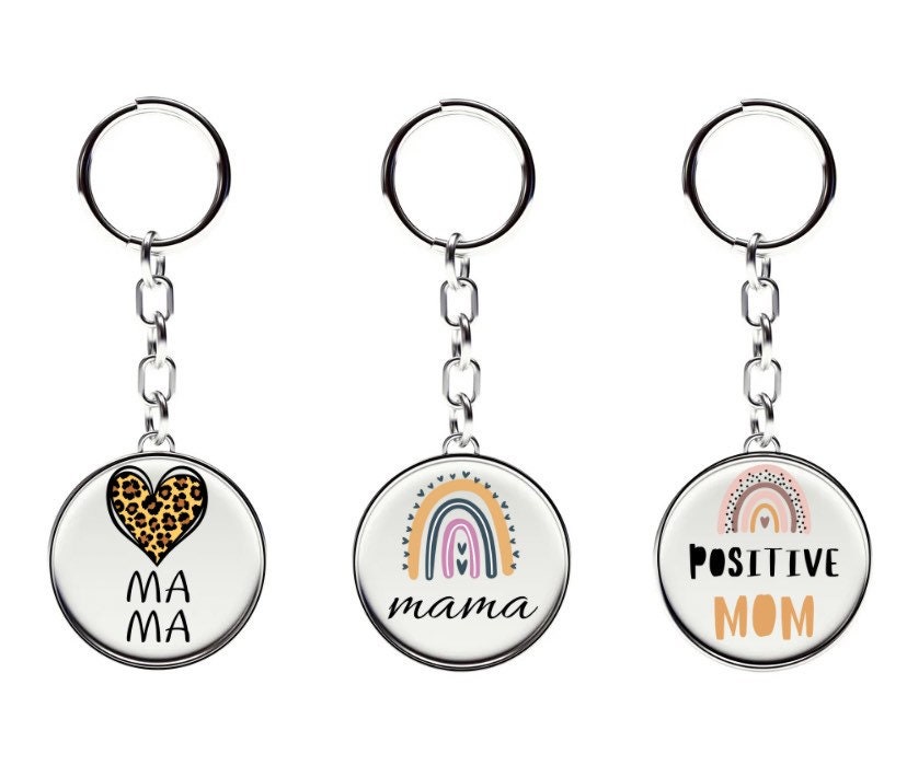 Mom Life Keychain Svg Mom Keychain Svg Round Keychain Svg Etsy Australia