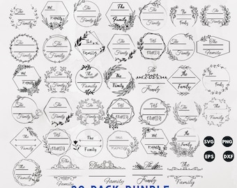 Weihnachten Name Rahmen svg, Ornament svg, keychain svg, Familienname monogram svg, Split Familie Monagram svg, Split Monogramm svg, kommerzielle Nutzung