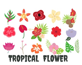 hibiscus svg, hawaiian flower svg, flowers svg, hawaiian svg, Tropical flower svg, İnstant dowland