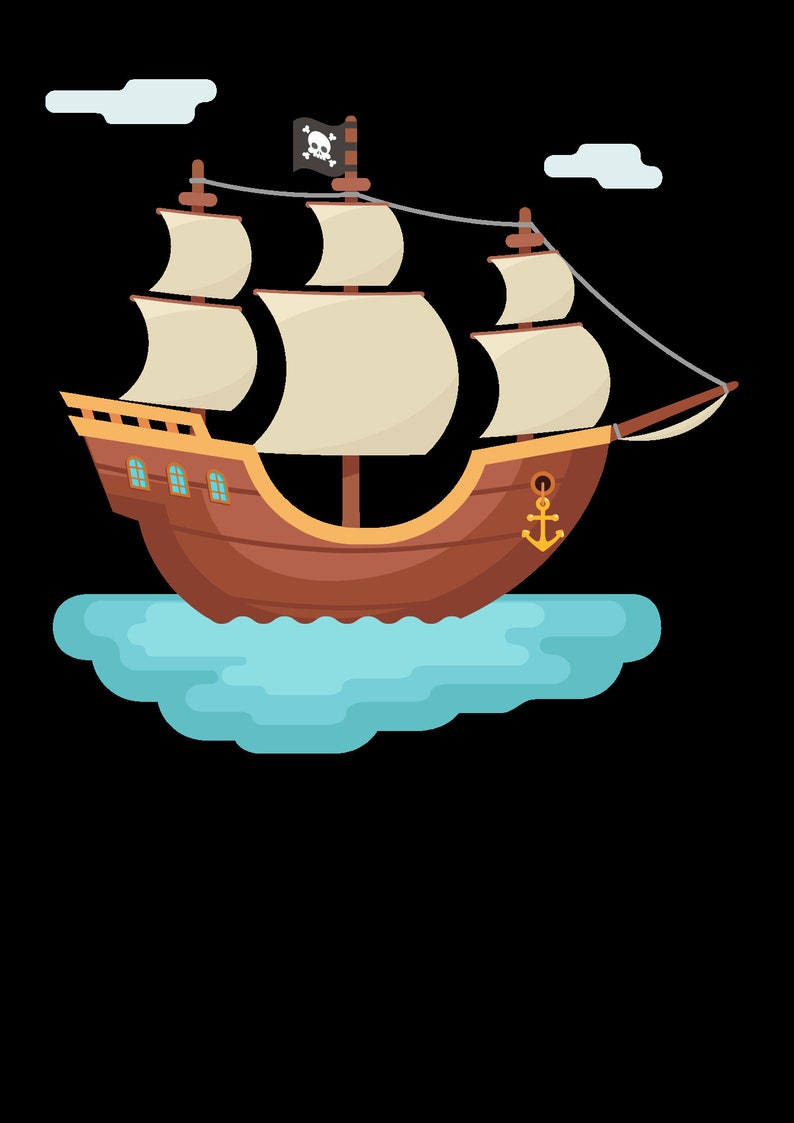 Pirate svg, Pirate Ship Bundle Svg, Pirate ship Svg, Pirate clipart image 5