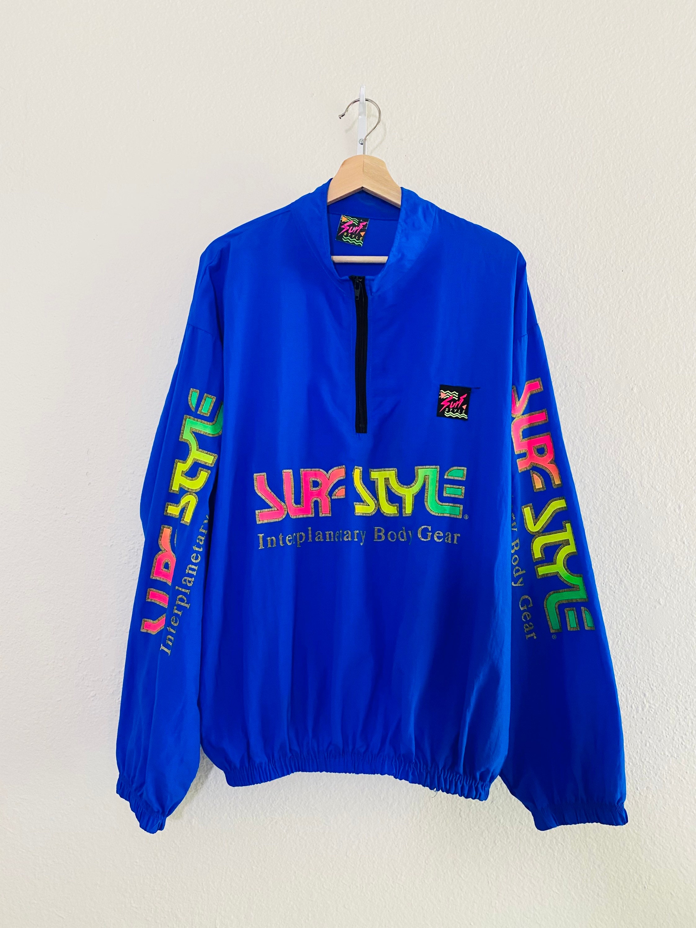 Vintage 1990s Surfstyle Matching Set- Windbreaker and Pants