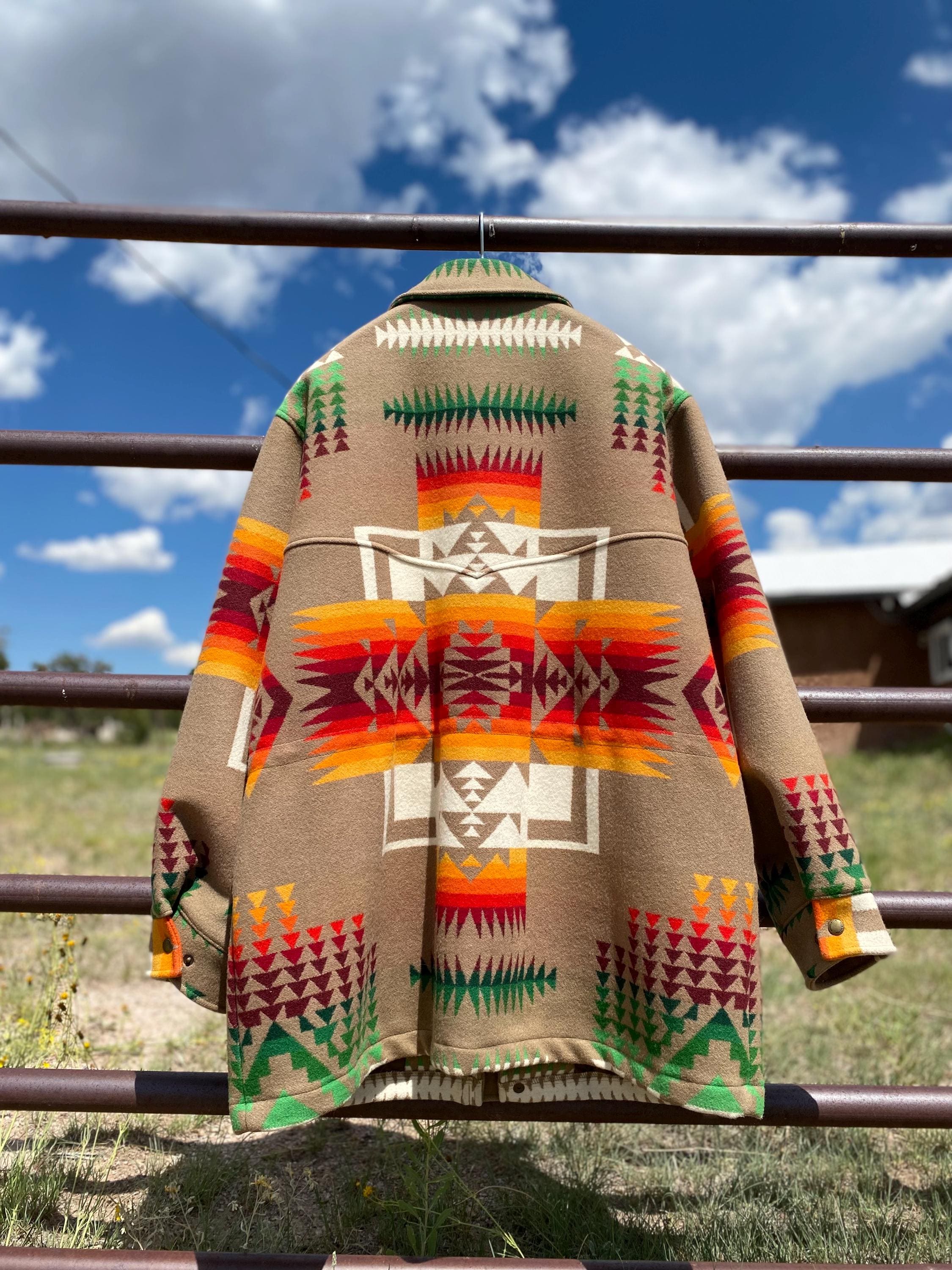 Vintage Pendleton Wool Blanket Coat in “chief Joseph” Pattern - Etsy