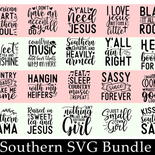 Southern SVG Bundle, Southern svg, Southern shirt, Farm Girl SVG, Cut Files Cowboy svg, Farm life svg, Western svg, Country, Cowgirl SVG