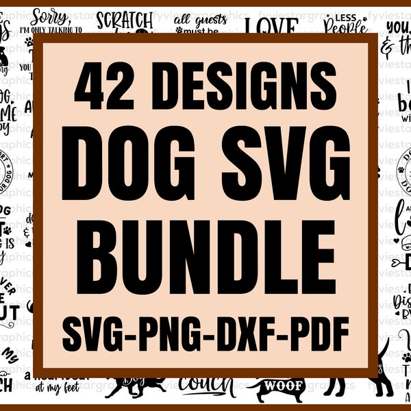 Dog SVG Bundle, Dog Mom SVG, Funny Dog Quotes, Dog Quotes Svg Bundle, Dog Vinyl Template, Cute Dog Svg, Dog SVG, Dog lover Svg, dog paws