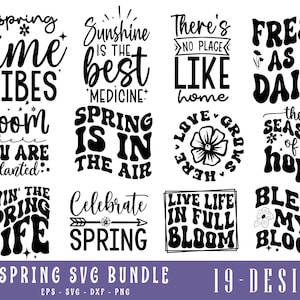 Spring svg bundle, Easter svg, Welcome spring svg, Flower svg, Spring svg, Hello Spring Svg, Spring is Here Svg, Spring quote bundle