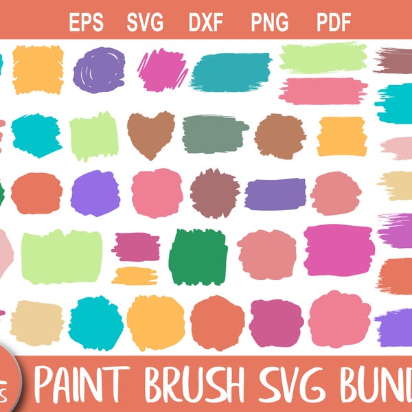 Paint Brush Stroke bundle svg, Paint Brush Svg, Background Svg, brush stroke svg png, splatter svg, paint brush svg, background svg clipart