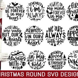 Christmas round sign bundle, Christmas round sign, Round sign svg, Door sign, welcome sign, Christmas Farmhouse Round Sign