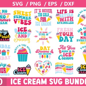 Ice cream svg design bundle, Ice cream svg, Ice Cream SVG Cut Files, Ice Cream Cone Svg, Ice Cream Png, Ice Cream Clipart