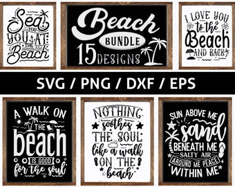 Beach svg bundle, Summer Svg Bundle, Beach Funny Sayings, Beach SVG, Beach Life SVG, Summer shirt svg, Beach Life Svg, Summer Bundle SVG