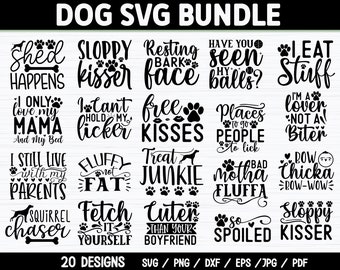 Funny Dog svg bundle hand drawn, dog mom svg, paw svg, dog lover svg, fur mom svg, pawsitive svg, puppy svg, dog sayings svg, dog vector