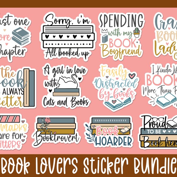 Book Stickers - Etsy
