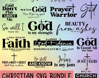 Christian Svg Bundle, Bible Verse Svg, Christian design png, Jesus t-shirt png, Digital