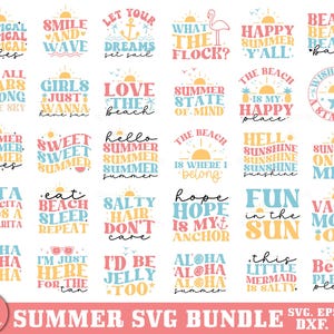 Retro zomer Svg Png bundel, zomer Svg bundel, zomer Quotes Svg bundel, zomertijd Shirt Svg, Boho zomer Svg, Kid vakantie Svg