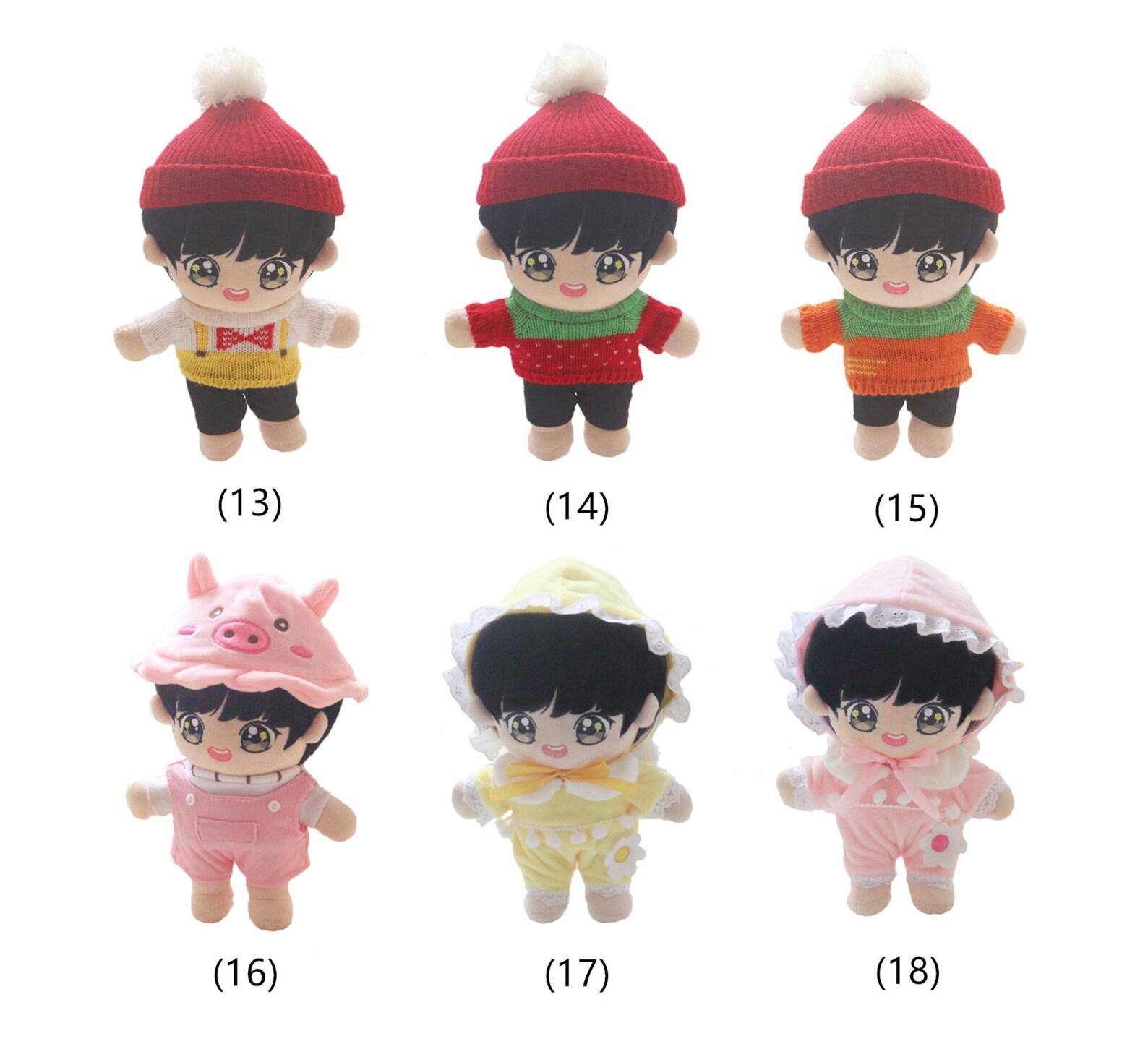 KPOP Idol BTS Member Jhope Plush Doll 20cm Kpop Idol Doll Etsy