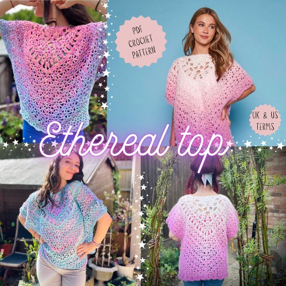 PDF Crochet Pattern - Ethereal Top - Etsy display picture 1
