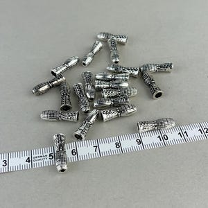 極小サイズの金属製祈祷ビーズタッセルコーン：テスビロザリオ用品（5 x 18 mm）