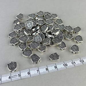 Triangular Hole Rosary Connector: Tassel Supplies, Prayer Beads Accessory (7x7 MM)