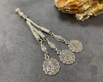 Metal Tasbih Tassel, Rosary Accessory, Misbaha Design Set
