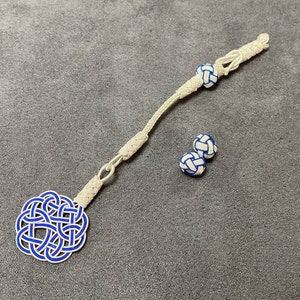 Silver Knitted Rosary Tassel, Kazaziye Tesbih Tassel, Rosary Accessory, Tesbih Making, Tasbih Design Set, Tesbih Accessory, Misbah, Tesbeeh,