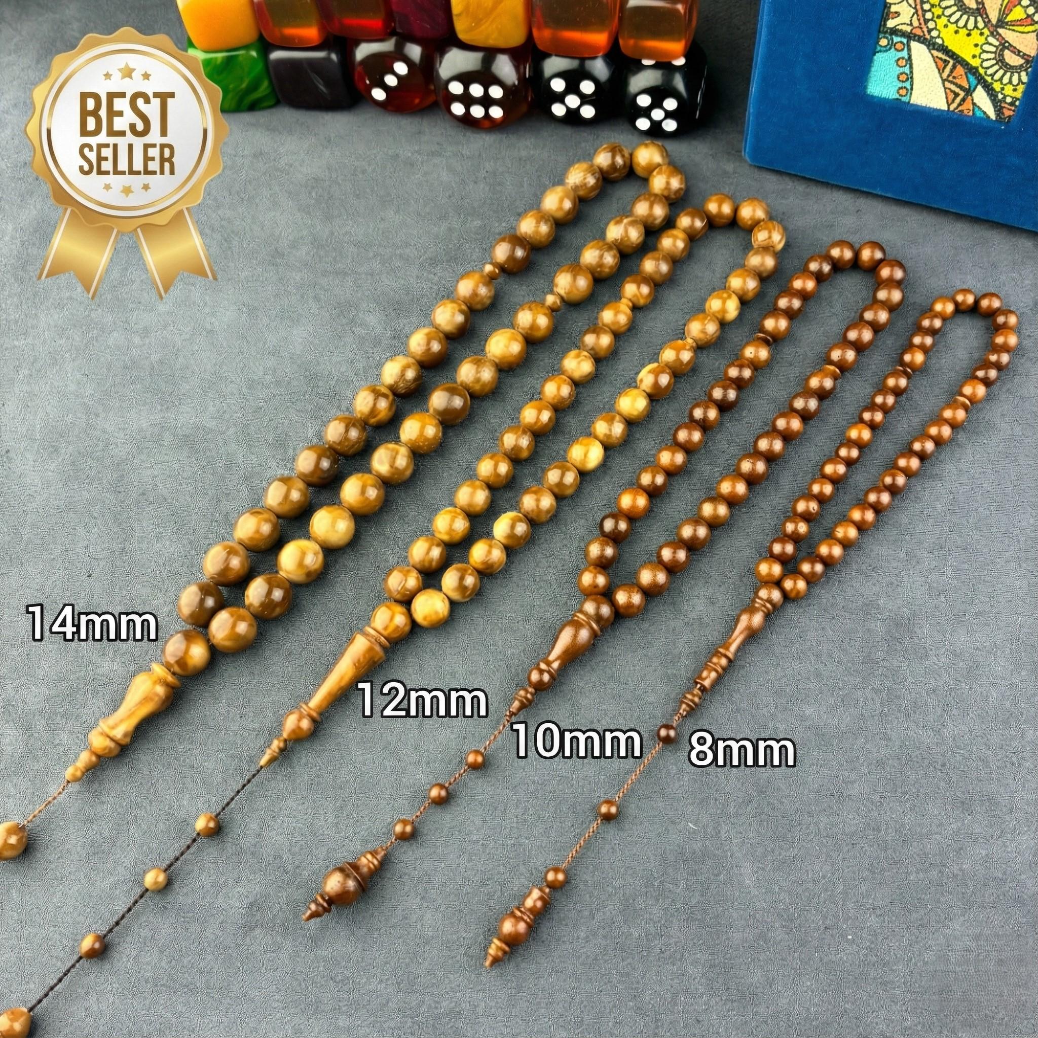 Beaupretty Armbanden tasbih rozenkrans kralen handgemaakte bidparels