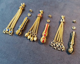 Metal Rosary Tassel, Tesbih Accessory, Misbah Design Set
