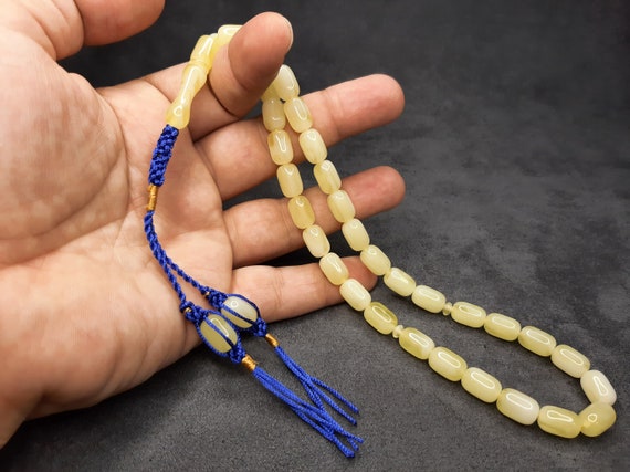 33 Beads Beirut Resin Muslim Rosary, Misbaha Tasbih, Islamic Prayer Beads