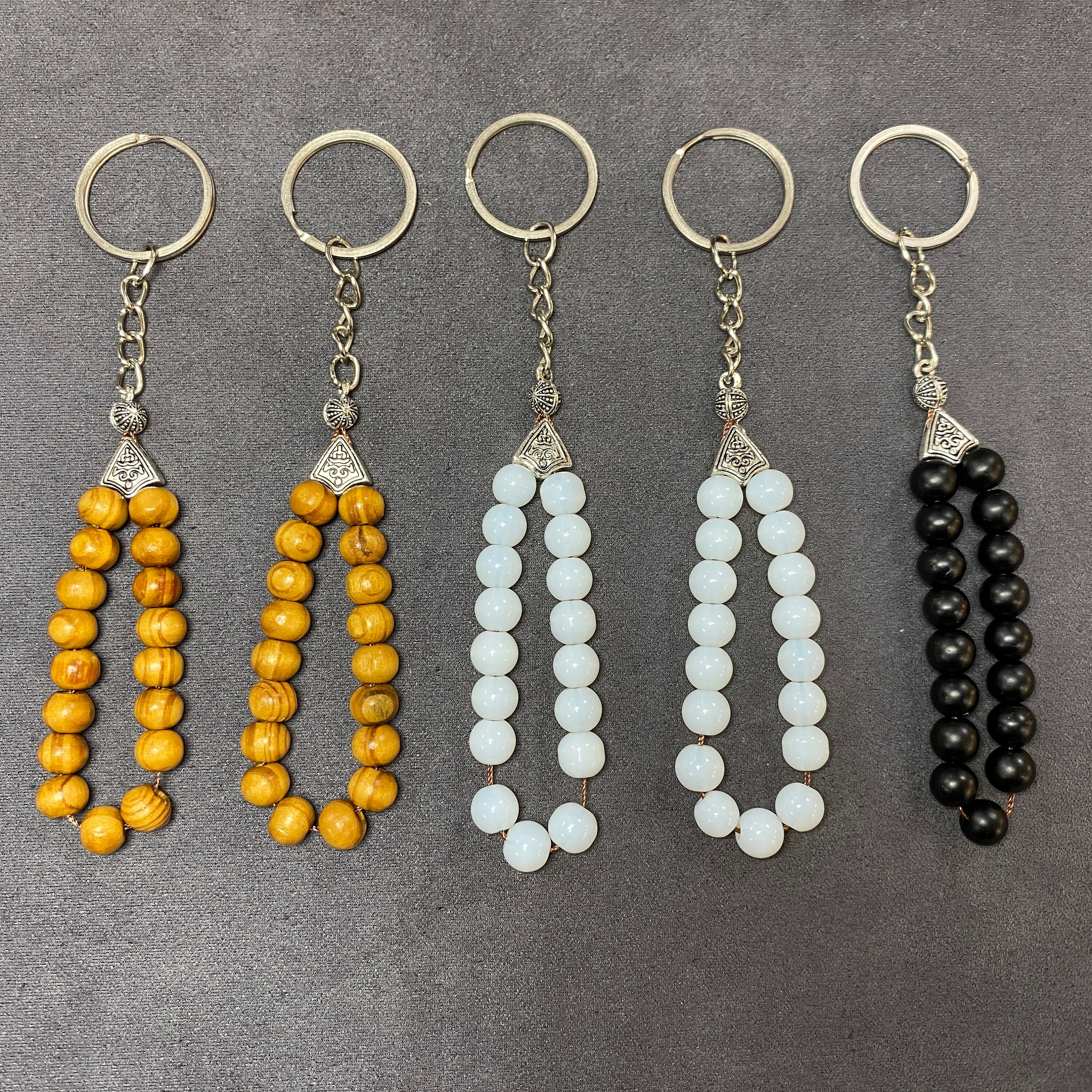 handmade♡beads key chain Handmade Prayer Beads Keychain, Worry Beads, Bag Charm - Etsy