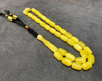 33 Beads Rosary, Beirut Resin, Muslim Rosary, Misbaha, Muslim Gift, Tesbih, Islamic Prayer Beads, Ramadan Gift, Muslim Dad, مسبحة