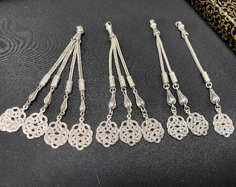 Metal Tasbeeh Tassel with Celtic Knot, Rosary Supplies