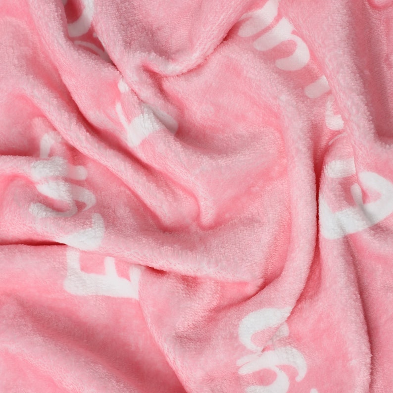 Birth Flower Blanket Custom Birth Month Personalized Birth Blanket