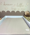 Water-repellent changing mat, changing mat plain light beige