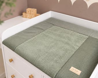 Changing mat/changing pad corduroy sage