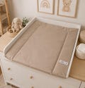 Water-repellent changing mat, changing pad, beige solid color