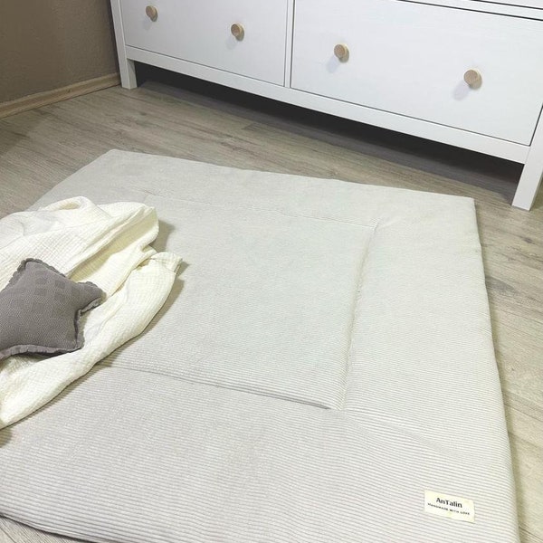 Playmat corduroy beige