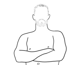 Nude Young Men | Etsy