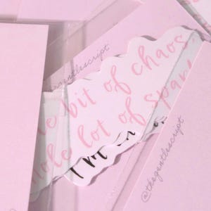 Adesivos com Citações de Ousadia Sussurrada – Adesivos de Vinil para Diários Sassy | Adesivos de Auto-Amor Sassy, Adesivos para Planejador, Scrapbooking | The Gentle Script