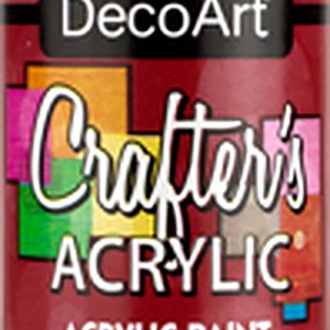 DecoArt Crafters Acrylic Paints Red Tones 59ml 2oz bottles Craft Paints Christmas Red DCA20