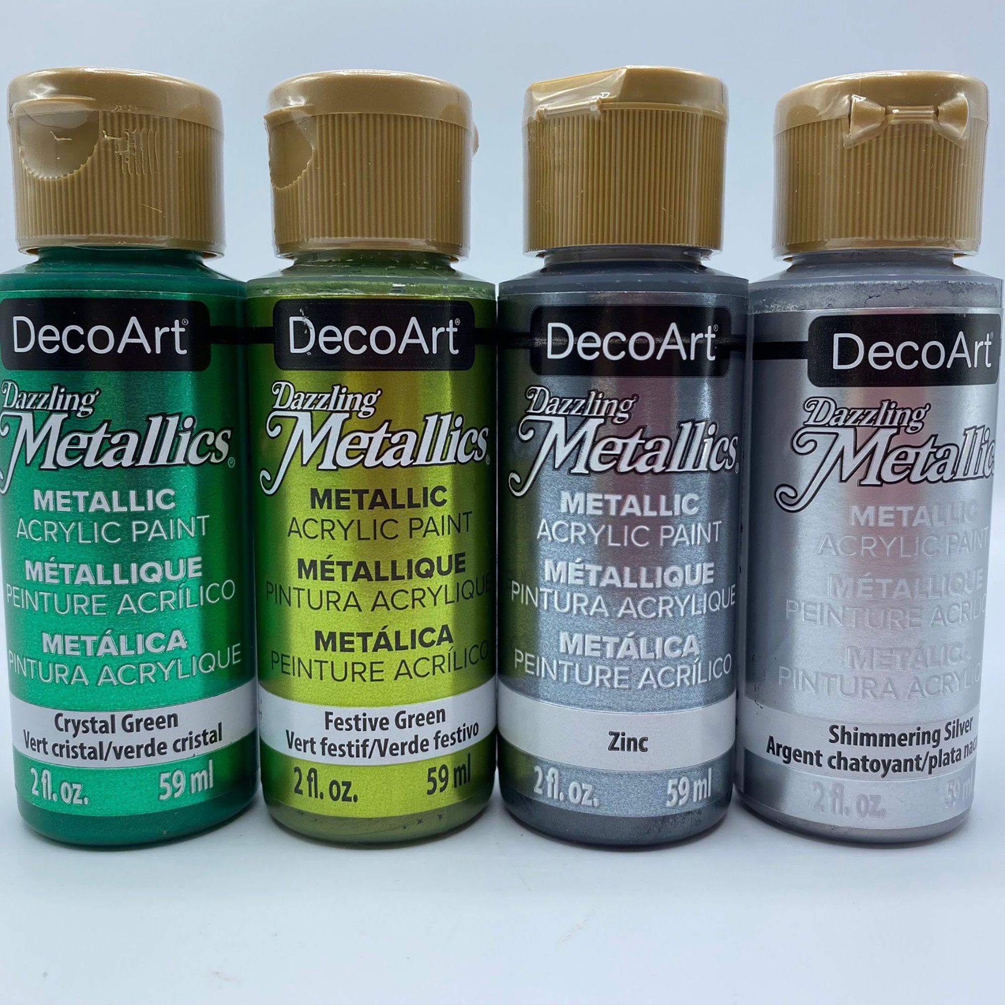 DecoArt Peinture métallique DecoArt Or champagne 8oz