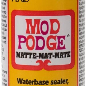 Mod Podge Matte Waterbased Sealer, Glue and Finish Choice of Sizes 4oz