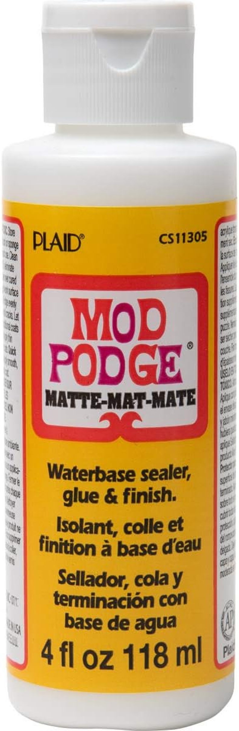 Mod Podge Matte Waterbased Sealer, Glue and Finish Choice of Sizes 4oz