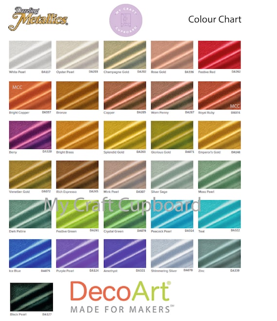 Decoart dazzling metallics deals