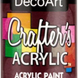 DecoArt Crafters Acrylic Paints Red Tones 59ml 2oz bottles Craft Paints Burgundy DCA23